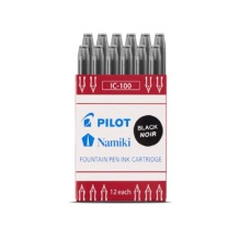 百乐 PILOT 可替换钢笔墨胆 IC-100 (黑蓝)