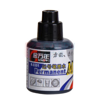 金万年 记号笔墨水 K-0301 20ml (黑色) 24瓶/盒