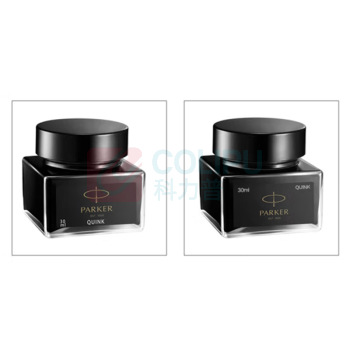 派克 PARKER 钢笔墨水 配件系列黑色 迷你型 30ml 