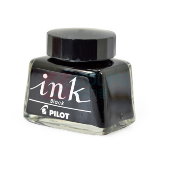 百乐 PILOT 钢笔用墨水瓶装 原装进口黑色 INK-30-B 30ml 