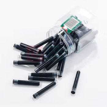 英雄 HERO 墨囊一次性钢笔墨胆 3.4mm口径墨水笔 359型 (50支装) 