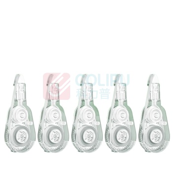得力 deli 替芯 VR2-6TX 5mm*6m膜带 (透明本色) 单个