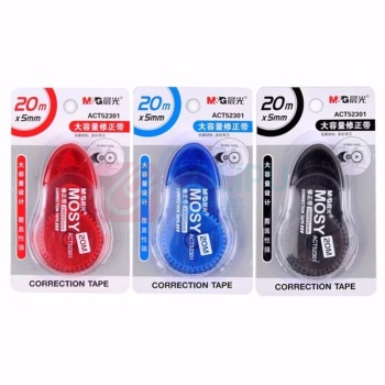 晨光 M&G 修正带 ACT52301 5mm*20m 12卡/盒 20m×5mm 树脂