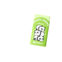 KACO 橡皮擦 K1431 熊猫派对 40mm*20mm*11mm (绿色)