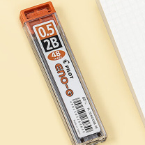 百乐 PILOT 自动铅芯 石墨 圆头 铅笔 PL-5ENOG 0.5mm 2B (黑色) 48根/盒