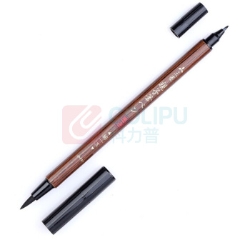 三菱 uni 日本Uni三菱亲子毛笔 PFK-302N 一支/袋 (黑色)