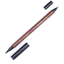 三菱 uni 日本Uni三菱亲子毛笔 PFK-302N 一支/袋 (黑色)