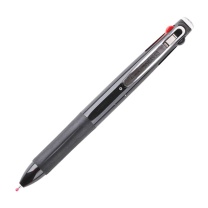 斑马牌 ZEBRA 三色中性笔多色水笔便携多功能笔 J3J2 0.5mm (暗黑杆)