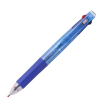 斑马牌 ZEBRA 三色中性笔多色水笔便携多功能笔 J3J2 0.5mm (蓝色杆)