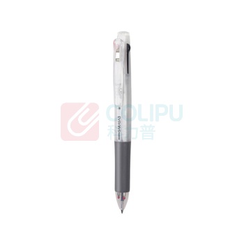 斑马牌 ZEBRA 三色中性笔 多色水笔 便携多功能笔 J3J2 0.5mm (白色杆)