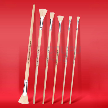 中盛画材 transon 猪鬃扇形笔 4# 