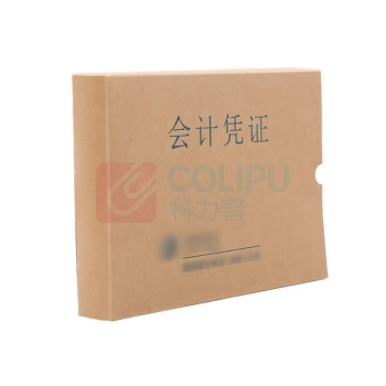 隆盛之星 会计凭证档案盒 KJPZDA-50 310mm*220mm*50mm (黄色) 250个/箱