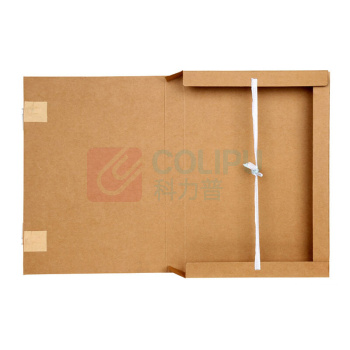科力普 COLIPU 牛皮纸档案盒 APYRE24L A4 10cm