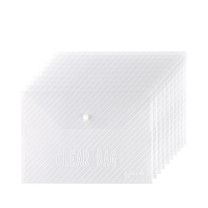 齐心 Comix 按扣文件袋 C318 A4 (透明) 20个/包