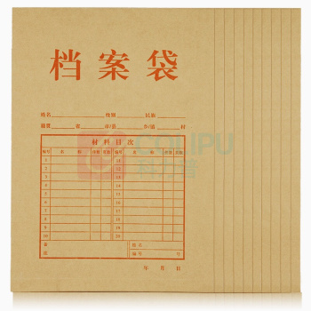 齐心 Comix 牛皮纸档案袋 AP-117 A4 (牛皮纸色) 10个/包