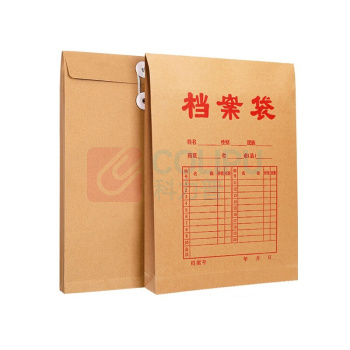 科力普 COLIPU 底部加宽5厘米牛皮纸档案袋 APYRA16L A4 300G 50个/包