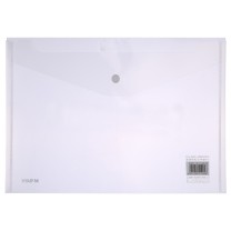晨光 M&G 透明按扣文件袋 ADM929H6 A4 (透明白)