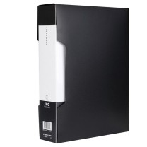 齐心 Comix 资料册 PF100AK-1 A4 100页 (黑色)