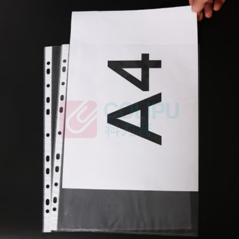 齐心 Comix 文件保护袋 EH303A-1-X 210*279cm 样式:竖式 材质:pp 数量:100个/袋