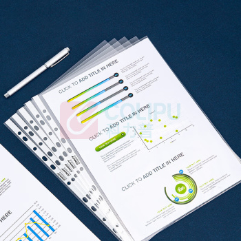金得利 11孔文件保护套 EH303A A4 0.045mm (透明色) 100个/包