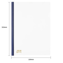 齐心 Comix 抽杆夹 Q310 A4 10mm (蓝色) 10个/套