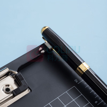 晨光 M&G 竖式板夹文件夹板 ADM95106 A4 (黑色) 1块 塑料