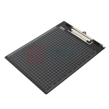 晨光 M&G 竖式板夹文件夹板 ADM95106 A4 (黑色) 1块 塑料