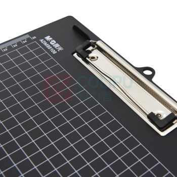 晨光 M&G 竖式板夹文件夹板 ADM95106 A4 (黑色) 1块 塑料