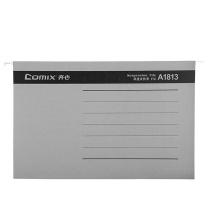 齐心 Comix 文件夹 A1813 25个/包F/C (灰色)