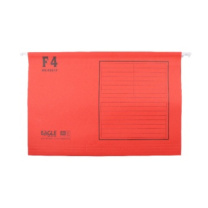 益而高 Eagle 挂快劳文件夹 9351F F4 (红色) 40片/盒