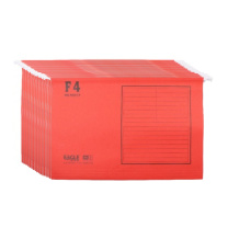 益而高 Eagle 挂快劳文件夹 9351F F4 (红色) 40片/盒