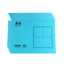 益而高 Eagle 挂快劳文件夹 9351A A4 (蓝色) 40片/盒