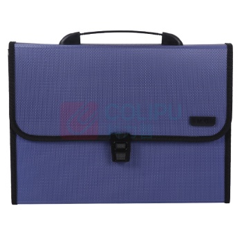 晨光 M&G 风琴包 AWT90959 A4 12格 (蓝色) 335×245×35 塑料
