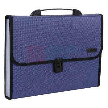 晨光 M&G 风琴包 AWT90959 A4 12格 (蓝色) 335×245×35 塑料