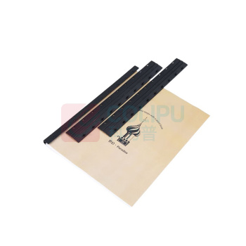 齐心 Comix 装订夹条 JT1075 10孔,7.5mm宽,装订长度297mm,A4,50支装 (黑)
