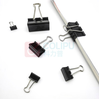 欧标 MATE-IST 长尾夹 B2508 5号 19mm (黑色) 40只/盒