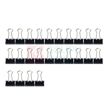 欧标 MATE-IST 长尾夹 B2510 32mm (黑色) 24只/盒