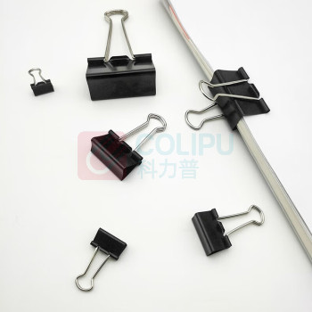 欧标 MATE-IST 长尾夹 B2510 32mm (黑色) 24只/盒