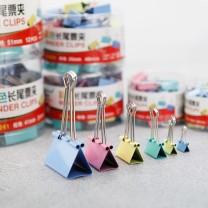 百利文 Bailiwen 彩色长尾夹 B-C2232 32mm (蓝黄绿红四色)