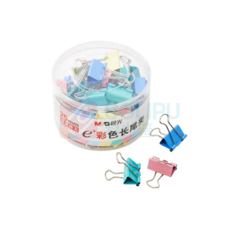 上汇 彩色长尾票夹 0054 25mm (彩色) 48只/筒 DC