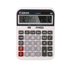 佳能 CANON 计算器 WS-2212H 双电源 (灰色)