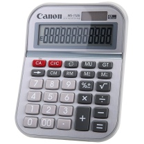 佳能 CANON 计算器 WS-112G 双电源 (灰色)