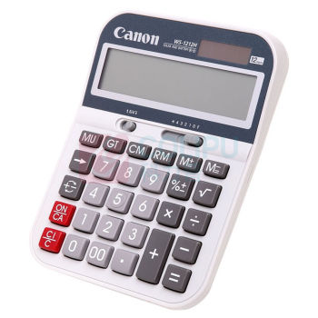 佳能 CANON 12位双电源计算器 WS-1212H 173.5*131*34.7mm 10台/盒