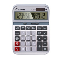佳能 CANON 12位数字显示桌面型计算器 WS-2212G (灰色)