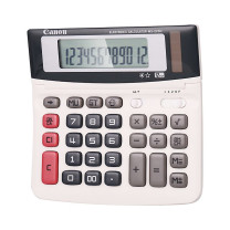 佳能 CANON 双电源屏幕斜度可调桌面计算器 WS-220H 12位