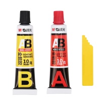 晨光 M&G AB万能强力胶 AWG97033 20g(A胶10g+B胶10g)/卡 (黄色、红色)