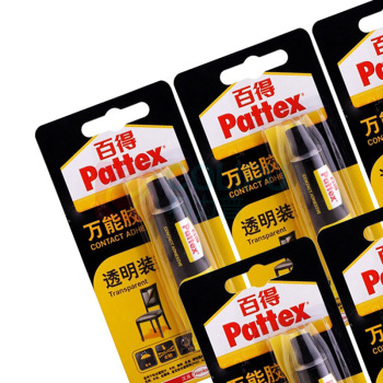 汉高百得 Pattex 透明型万能胶 PXT4X 12ml/支 6支/卡