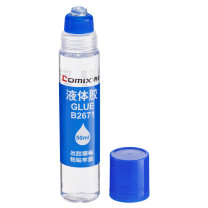 齐心 Comix 中号健康液体胶水 B2671 50ml (透明) PVAL