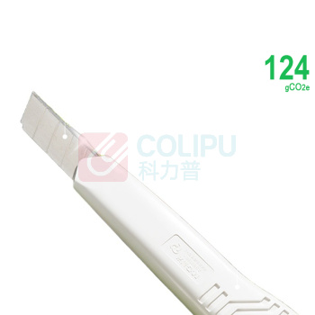 晨光 M&G 美工刀ECO+Office ASS913BY 18mm (白色) 5把/套 减碳124g/把