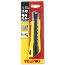 田岛 美工刀 LC620B 22mm刀片 长162mm (黄色) 10把/盒 1101-0017